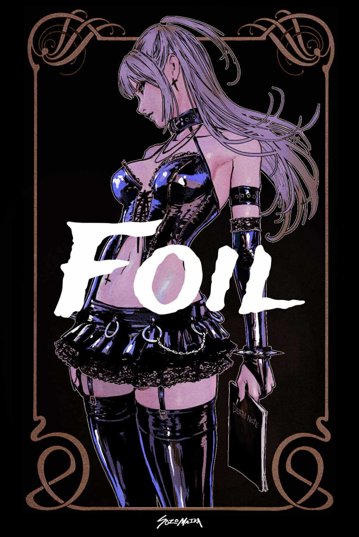 Goth Note Black cover-paper Foil