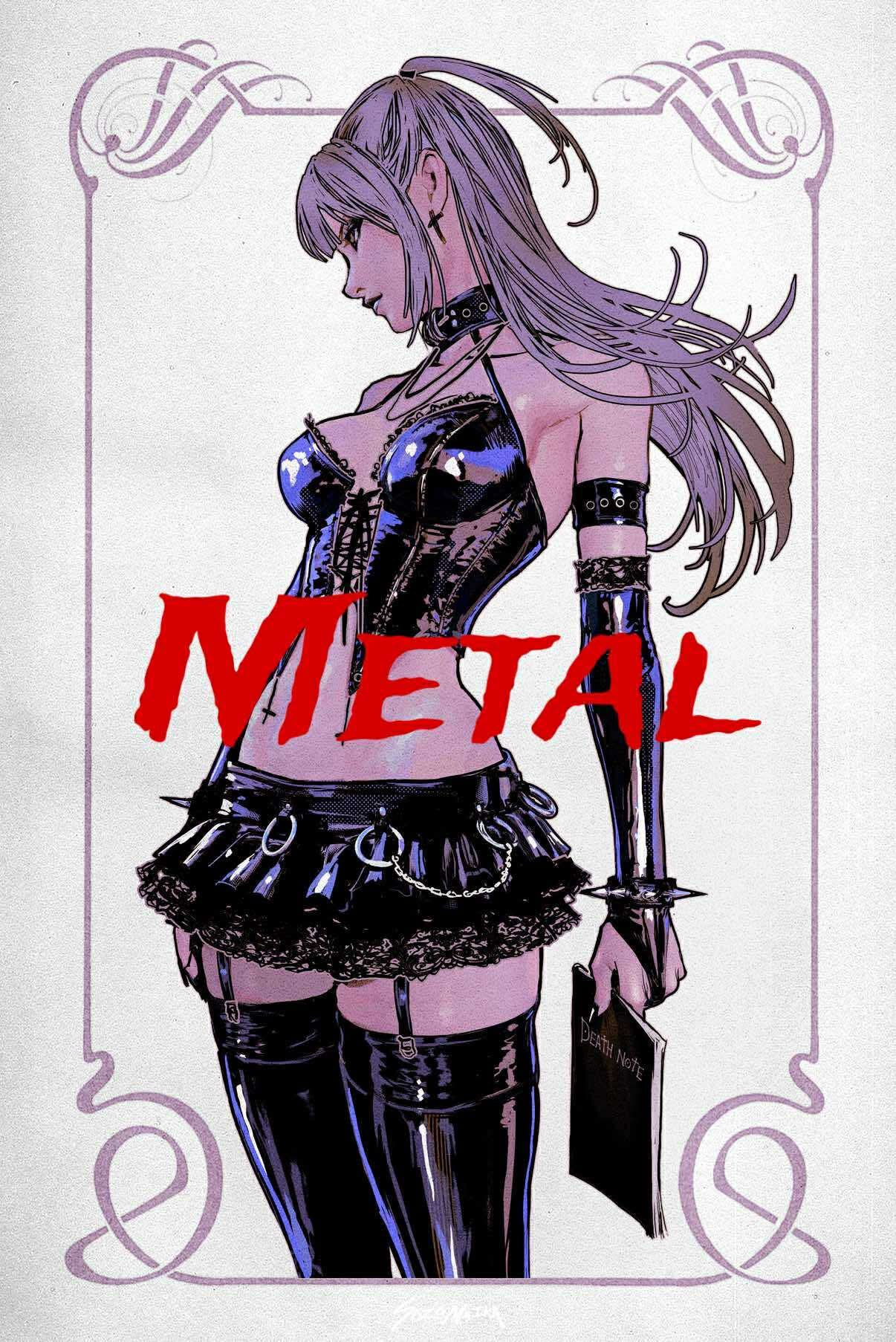 Goth Note White cover-metal