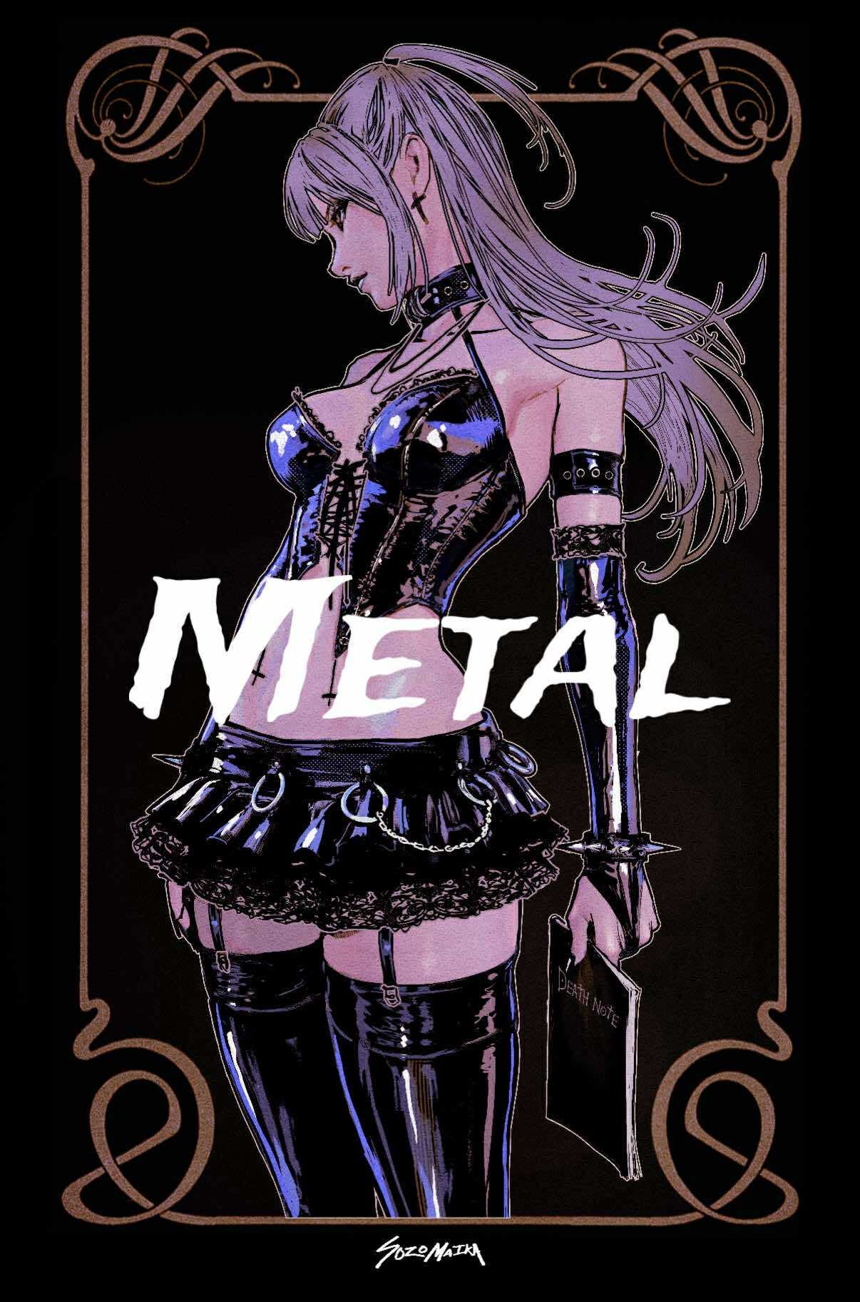 Goth Note Black cover-metal