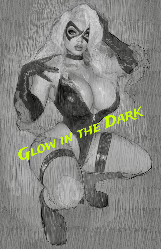 Secret Black Cat Pre Order. Glow in the Dark metal